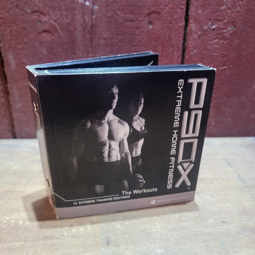 P90X Extreme Home Fitness The Workouts 12 DVD Set Complete Beachbody